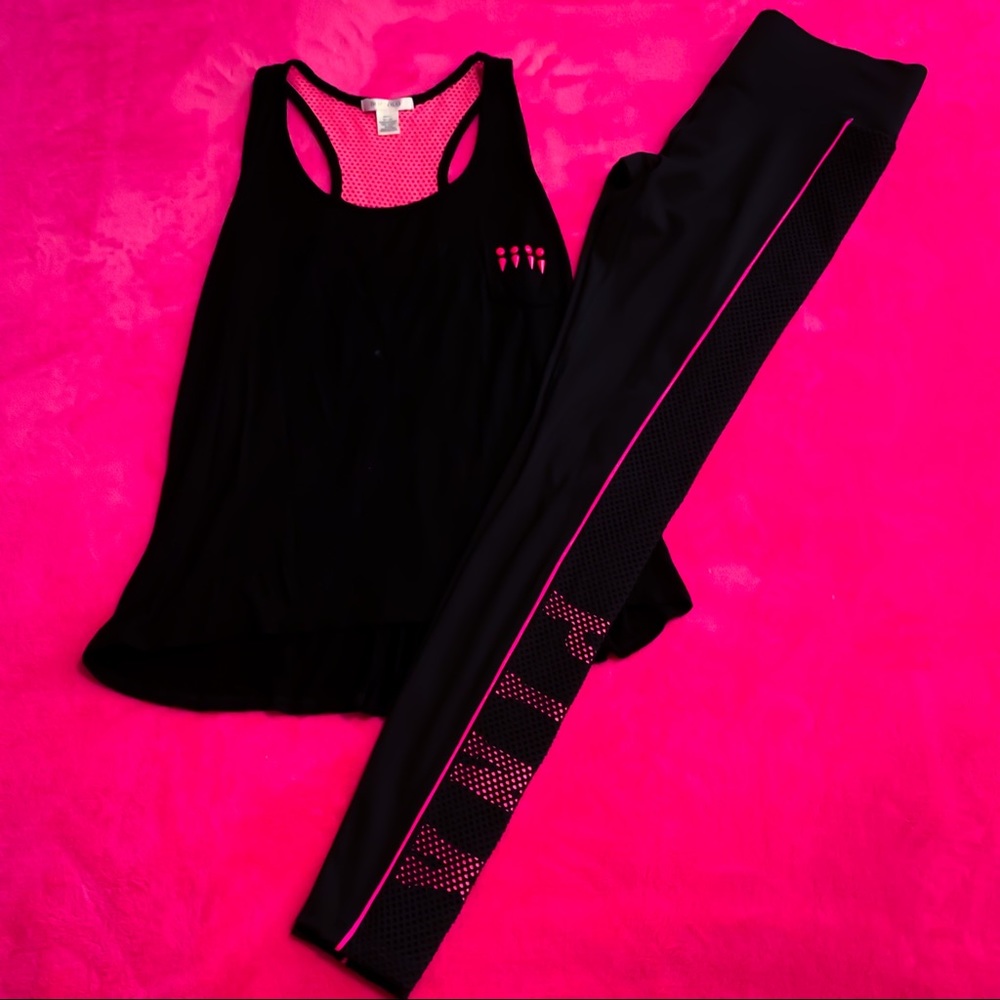 NEW Victoria’s Secret VS PINK Mesh Leggings